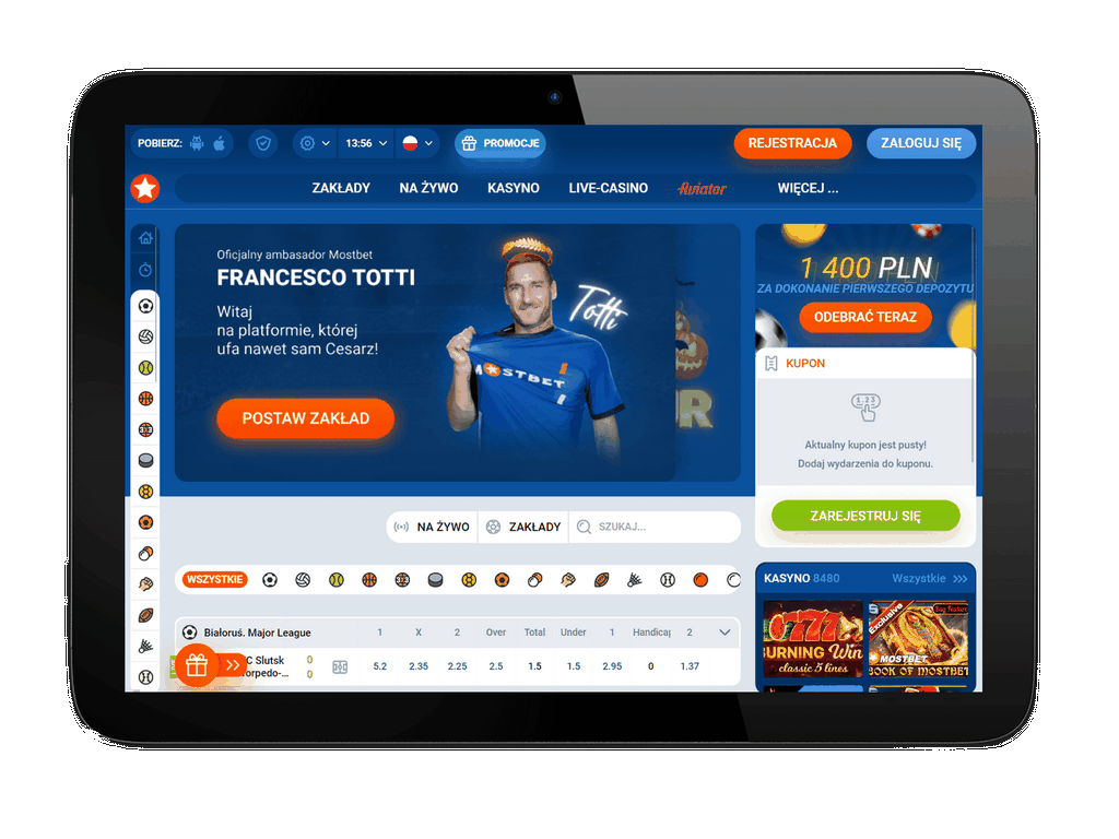 Mostbet Szerencsejáték Intézet HU - 100% bónusz + 250 ingyenes pörgetés